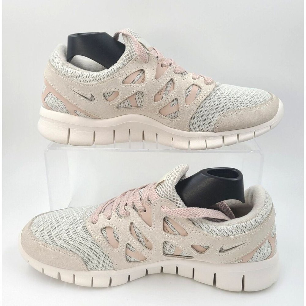 Nike Free RN 2 Pure Platinum DM 8915-001 Running Walking Shoes Women's Size 7.5